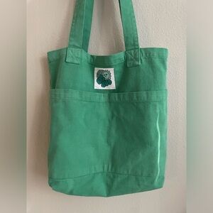 Bug Bud Press large tote bag in green